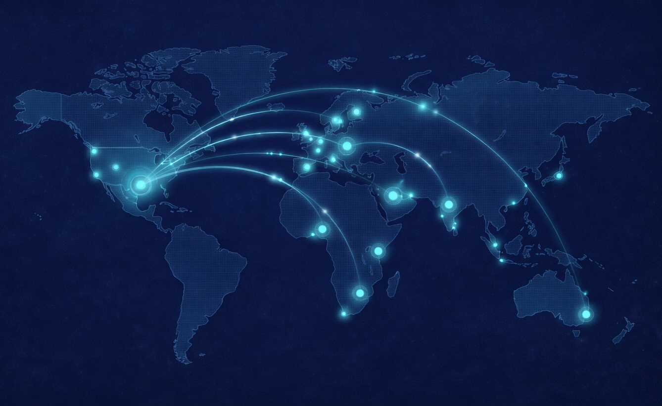 JTurbo Global Presence Map